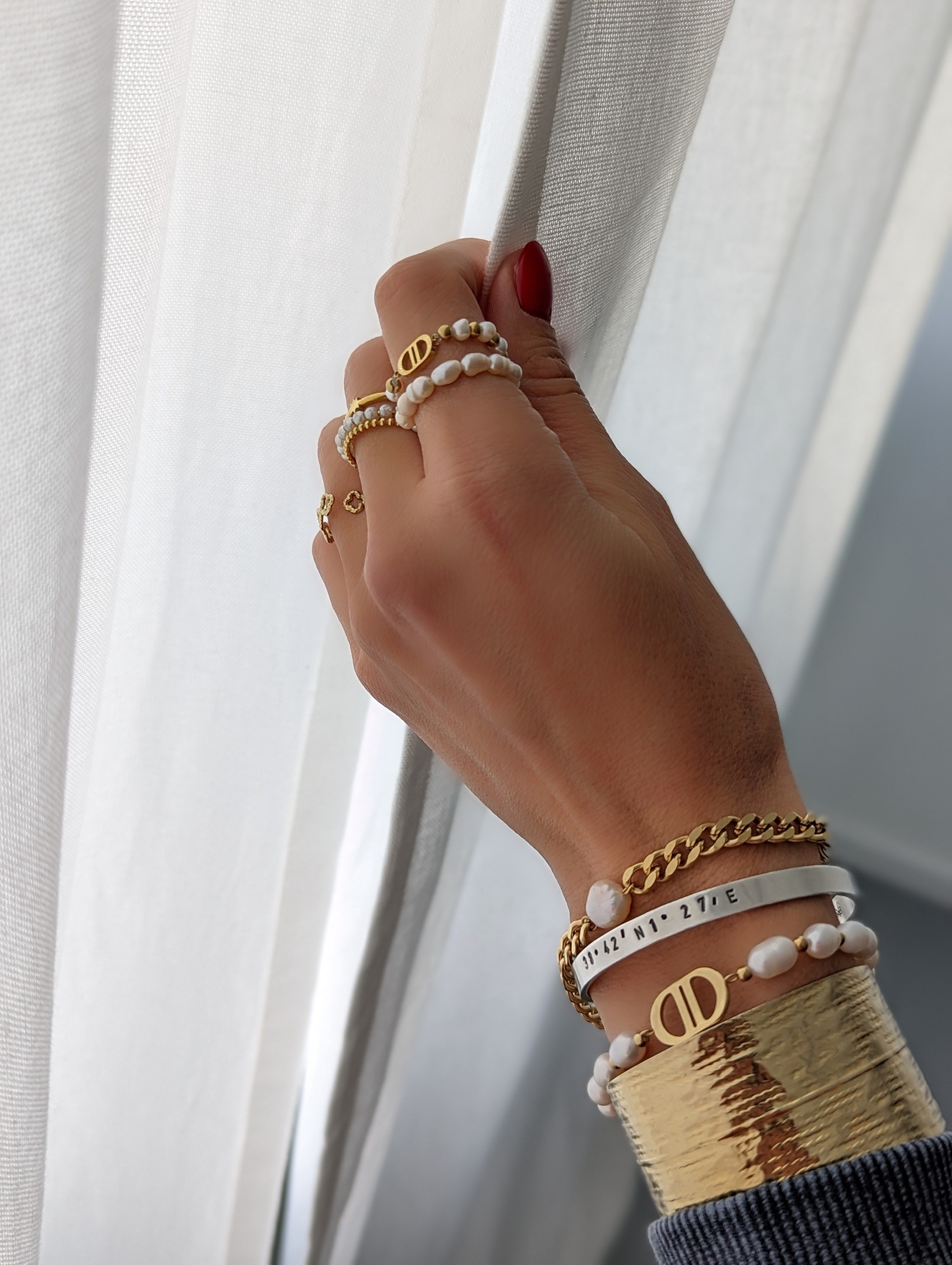 Armband PRETTY PEARLS – gold