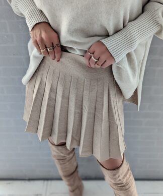 Stoffrock LEAVE A LITTLE SPARKLE – beige