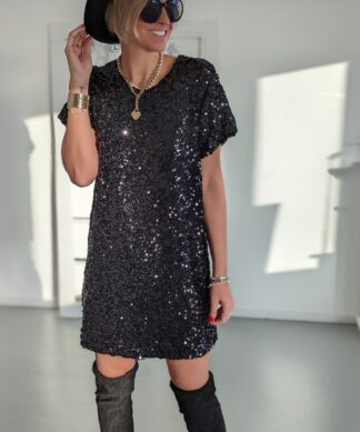 kurzes Shirtkleid SHINE – versch. Farben