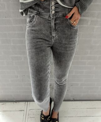 Skinny Jeans ULTRA HIGH WAIST – mid grey