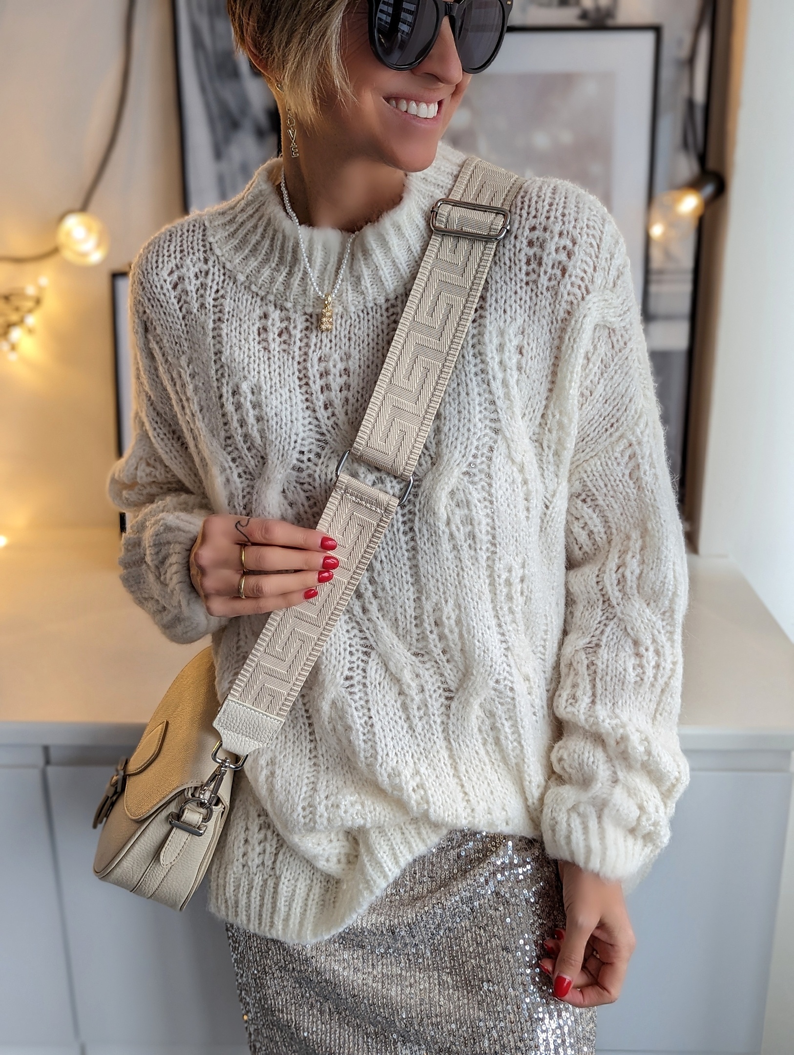 Bagstrap CADDINGTON- SILBER EDITION