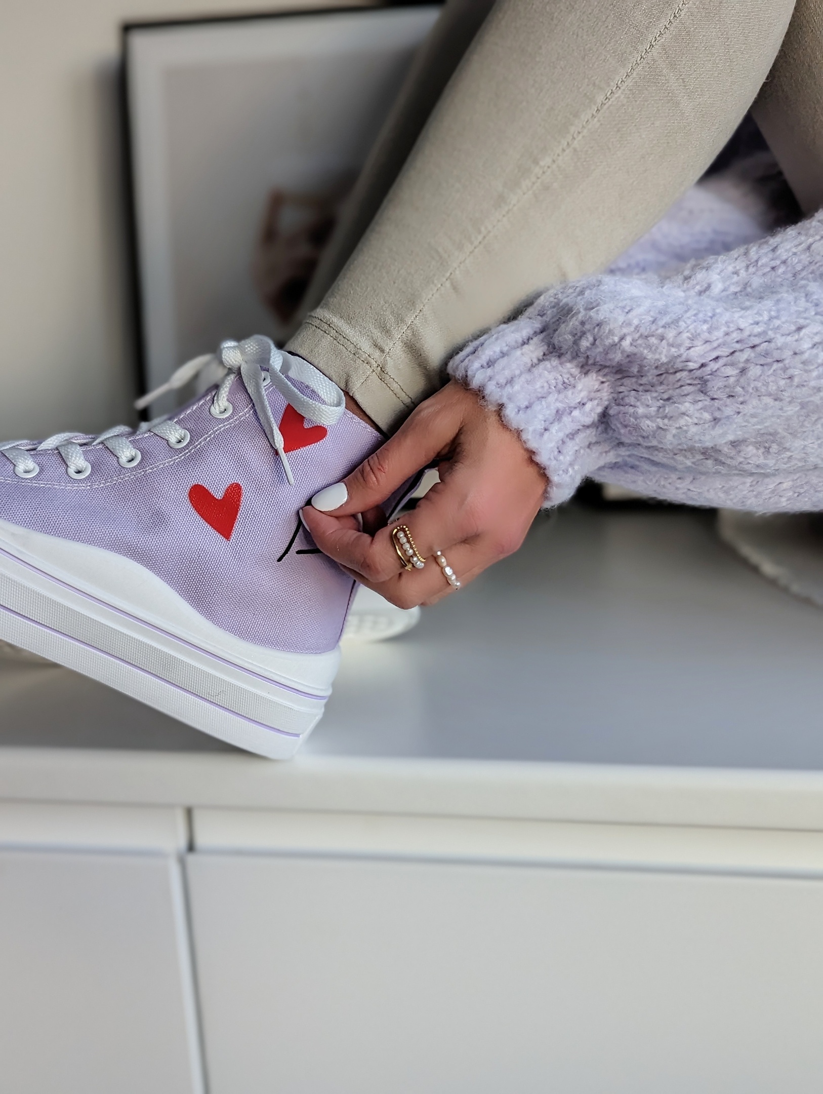 Sneaker WALK OF LOVE – PURPLE SALE