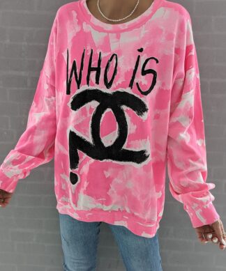 Sweater Who is – pink