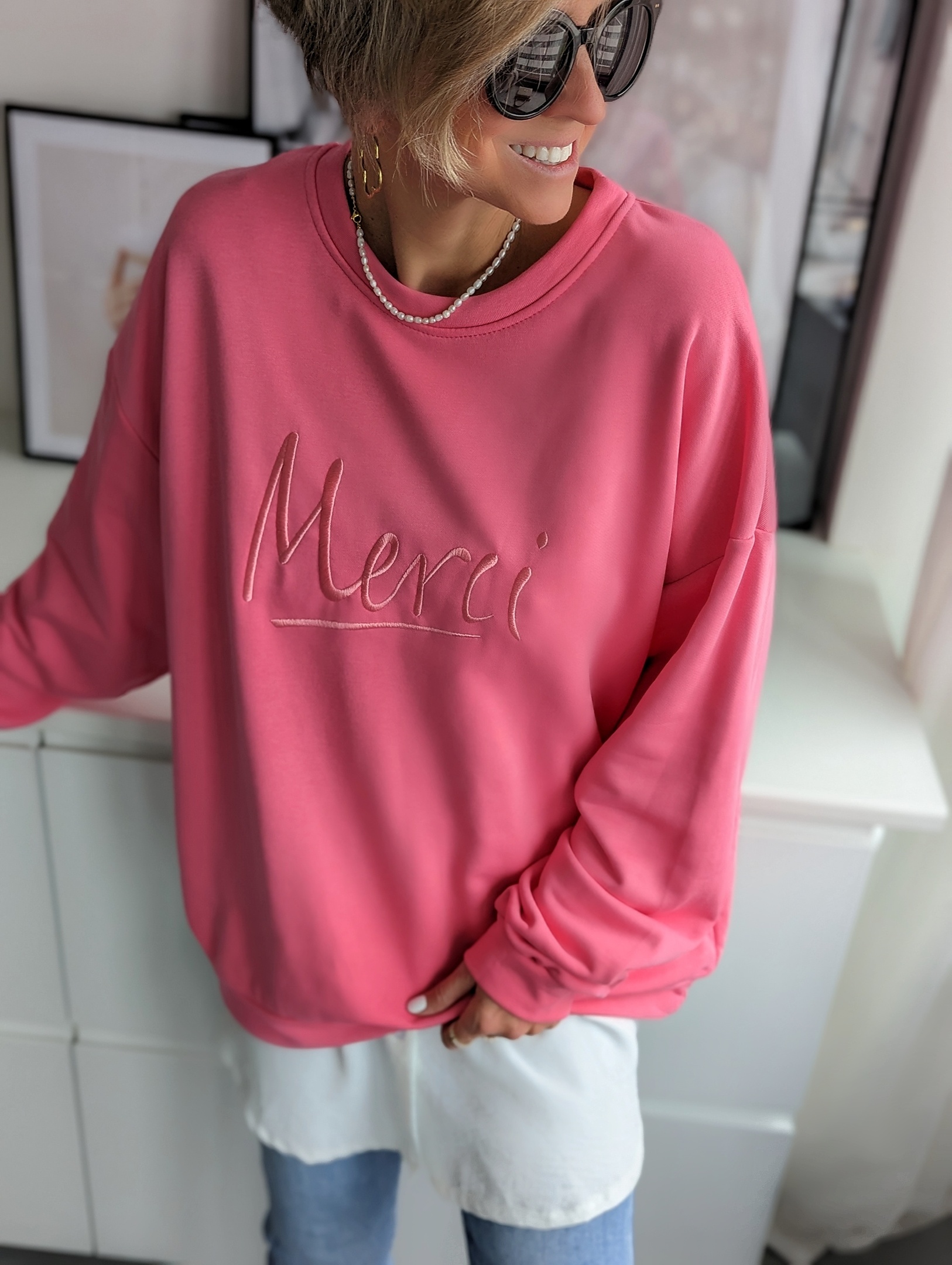 Sweater MERCI – versch. Farben