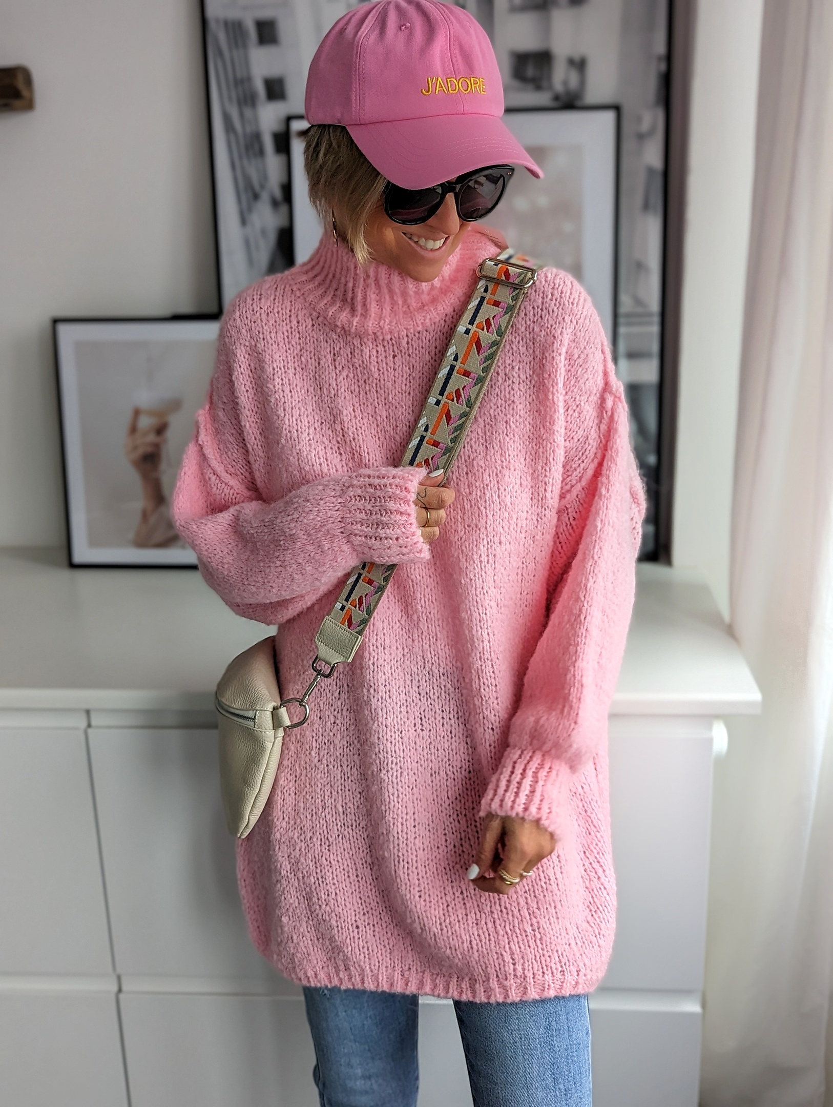 Strickpullover mit STEHKRAGEN FRESH UP 2.0 – versch. Farben