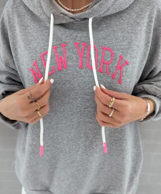 HOODIE  – NEW YORK STITCH- versch. Farben