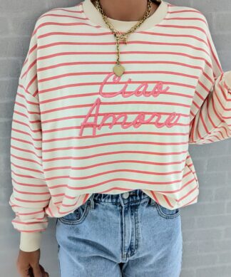 Sweater CIAO AMORE – versch. Farben