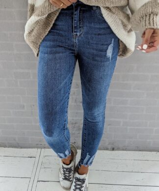 Skinny Jeans – ZIPLEG – blue
