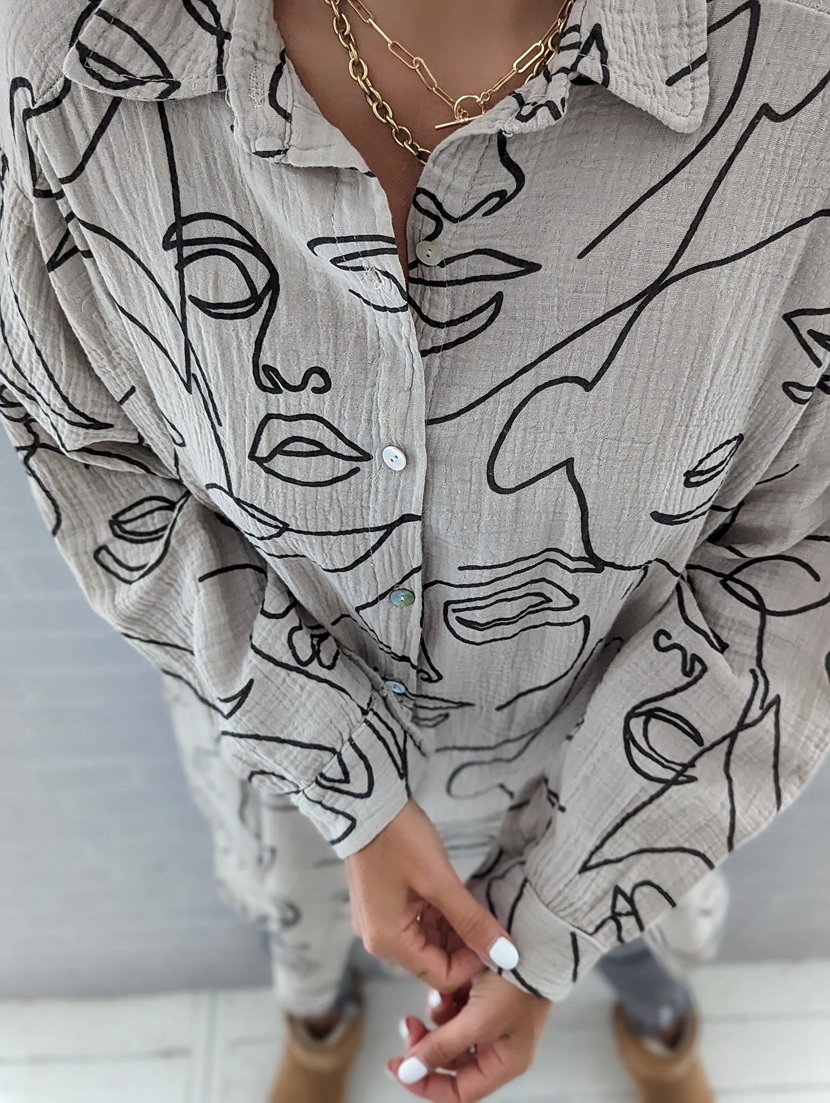 Musselinbluse THOUSAND FACES