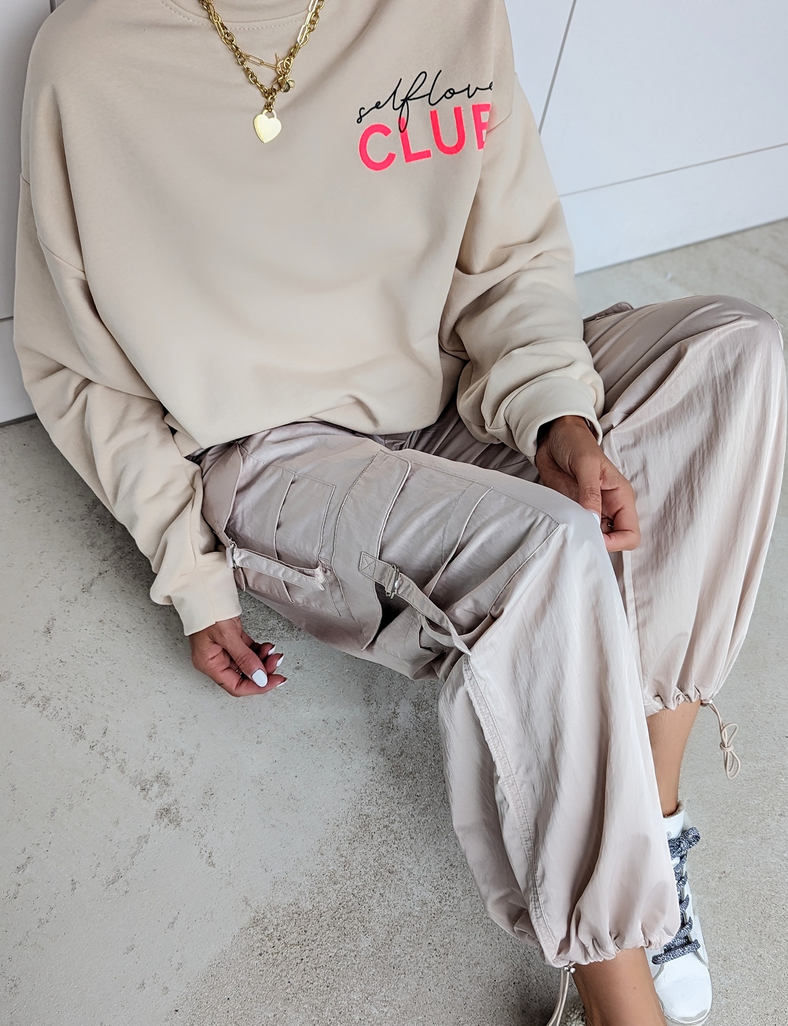 Parachute Pants – SASSY SHOPPERS  – beige