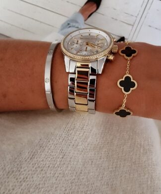 Armband BLACK LEAF – gold