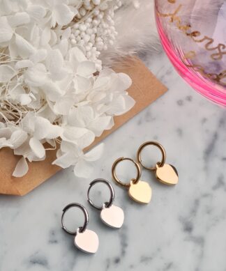 Ohrringe – MIND YOUR HEART – versch. Farben