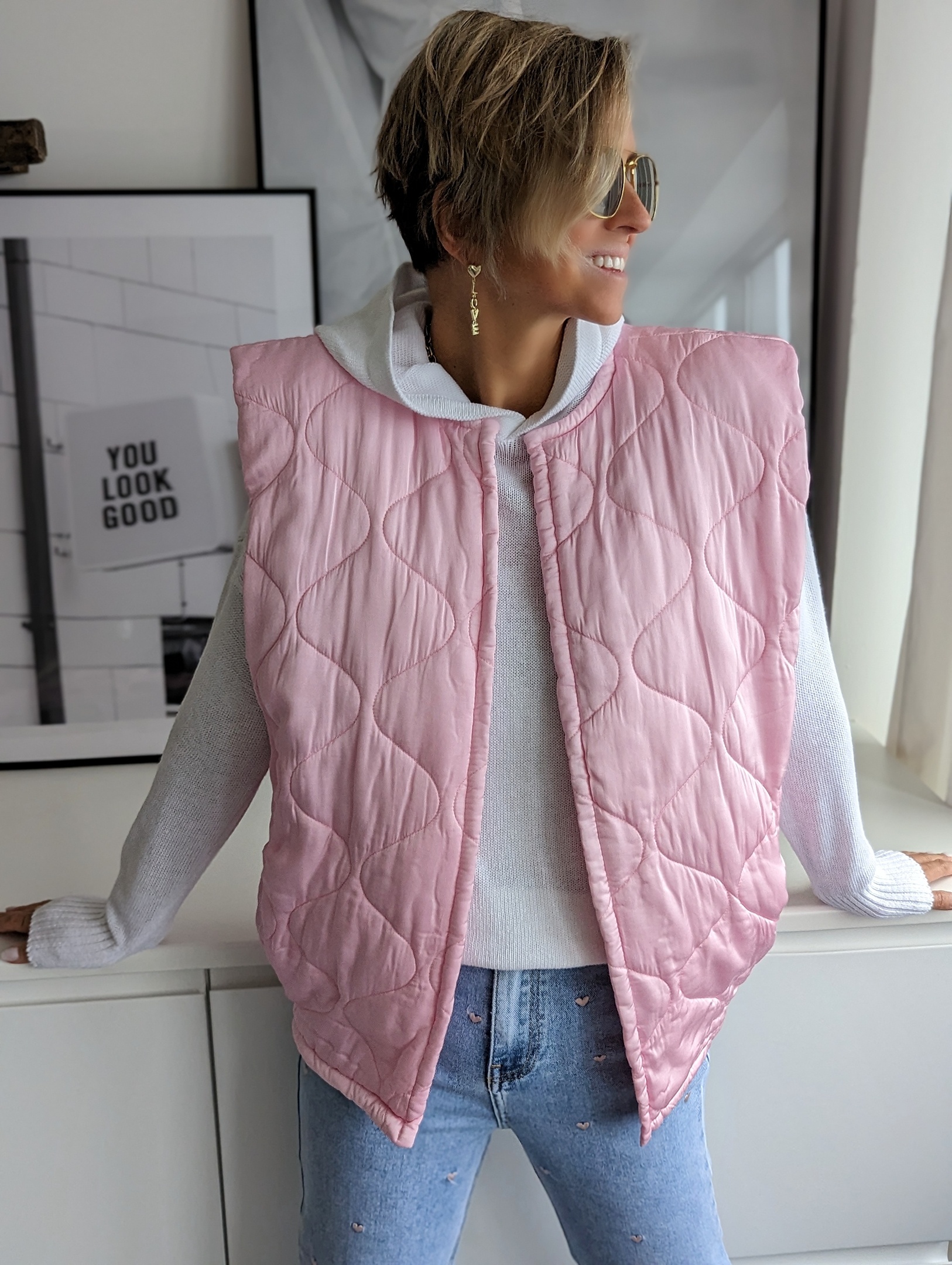 leichte Steppweste – SHAKE IT – versch. Farben