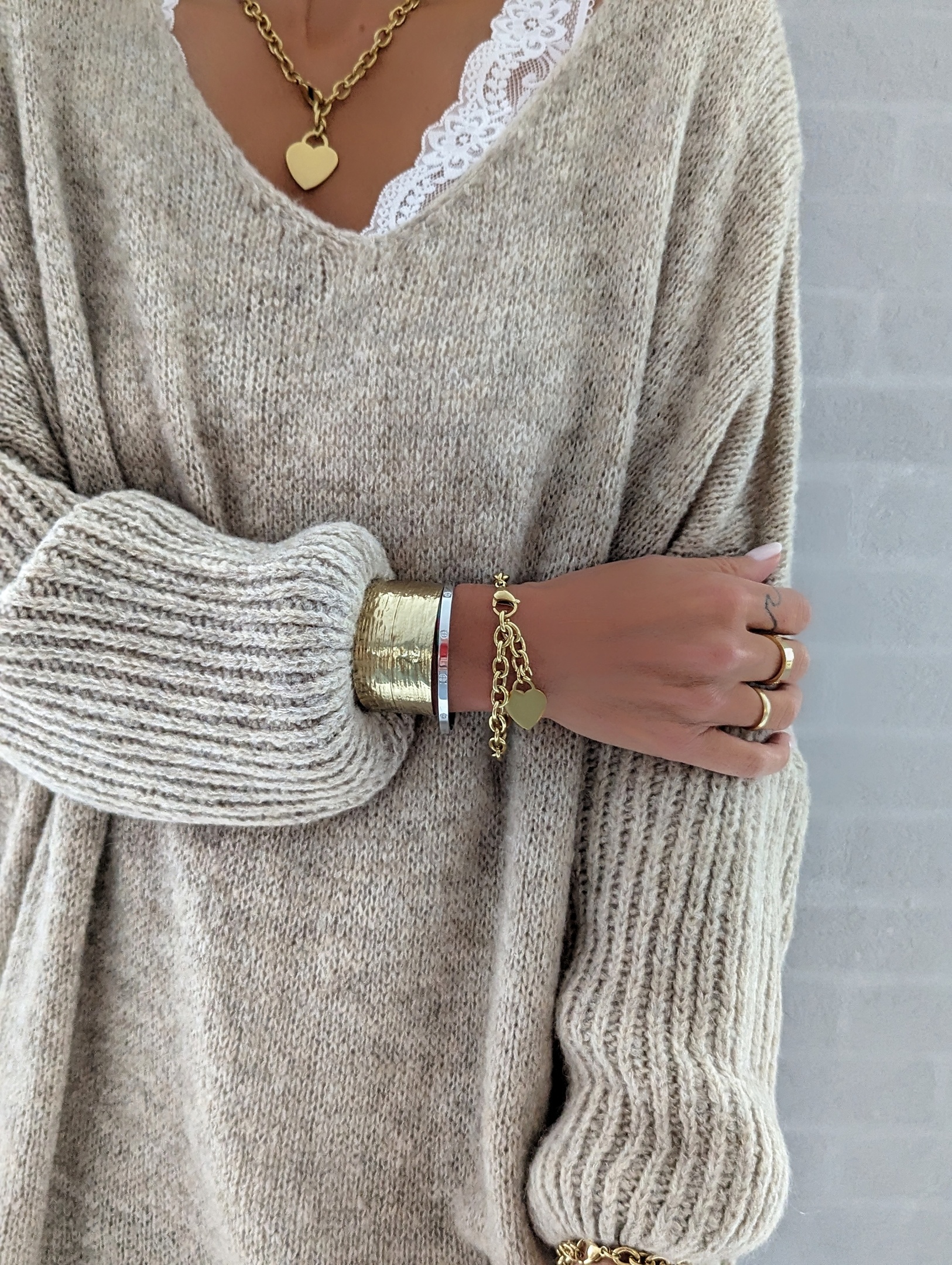 Armband –  MIND YOUR HEART – versch. Farben