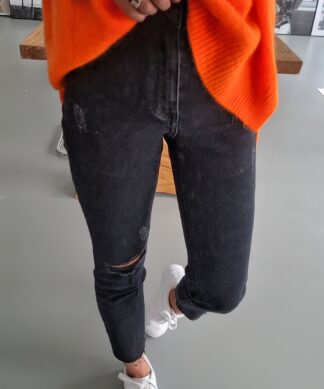 SLIM Mom-Jeans – HEDI – schwarz