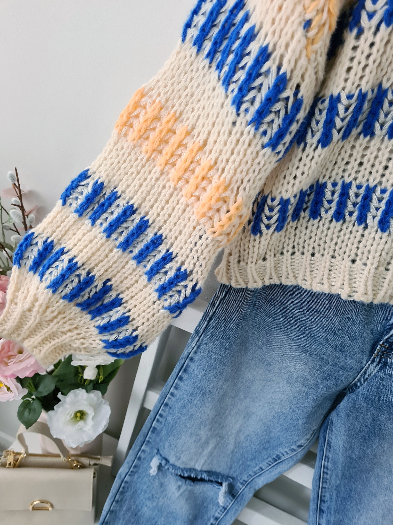 Lochstrickpullover – DOMINO LINES