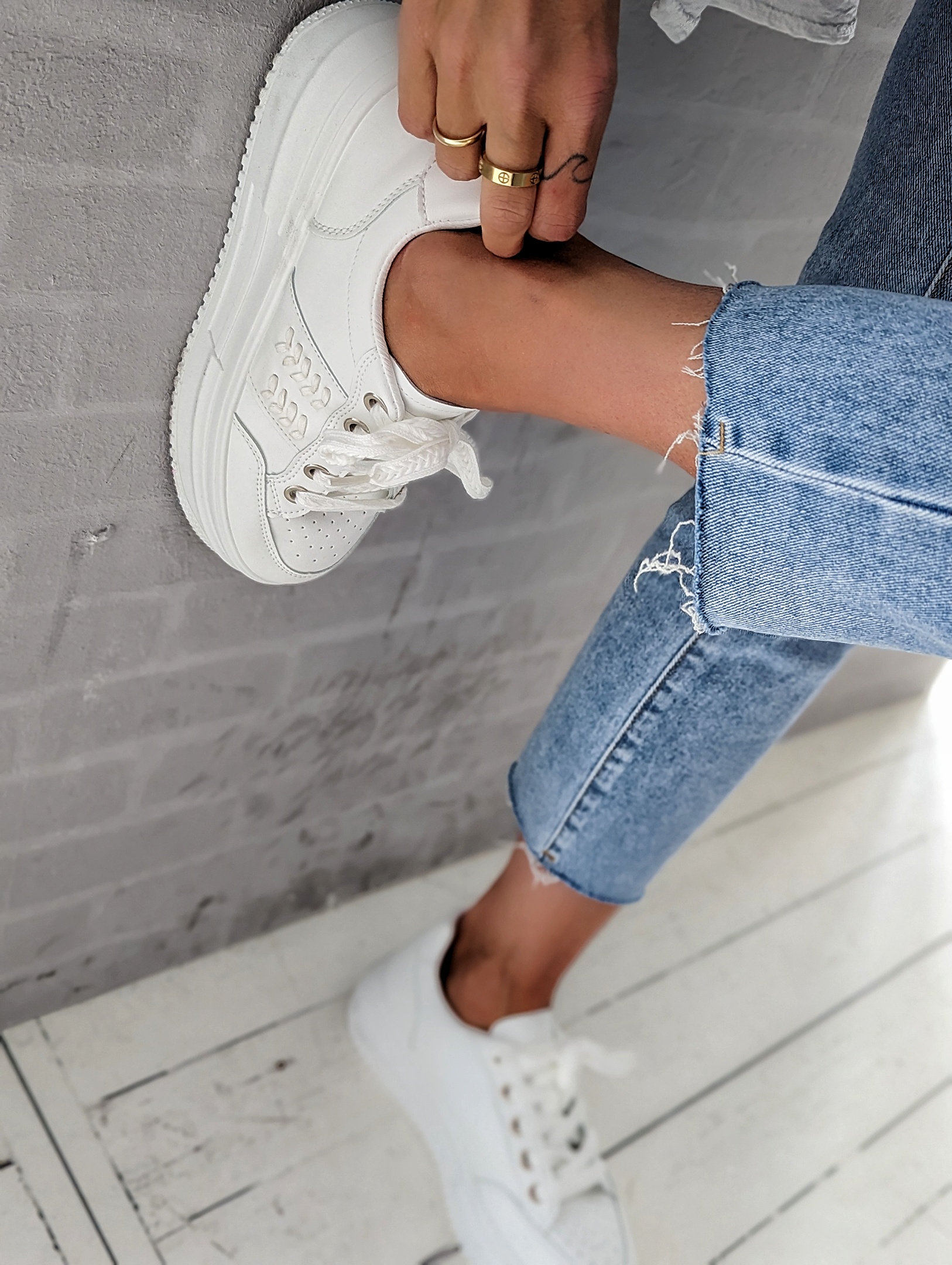 Sneaker WIMBLEDON – weiß