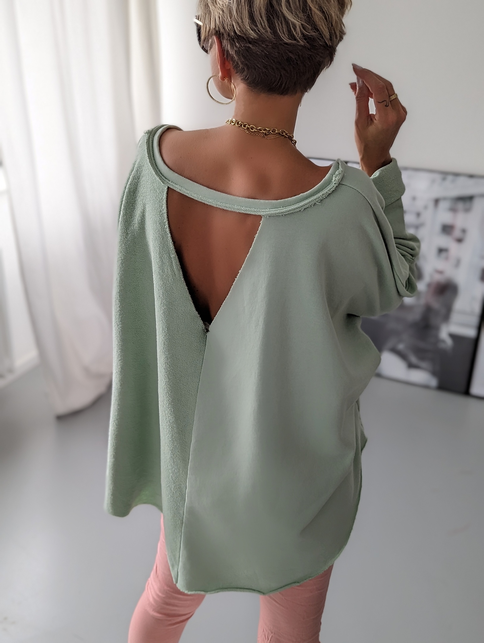 leichter Sweater OPEN BACK 2.0 – versch. Farben