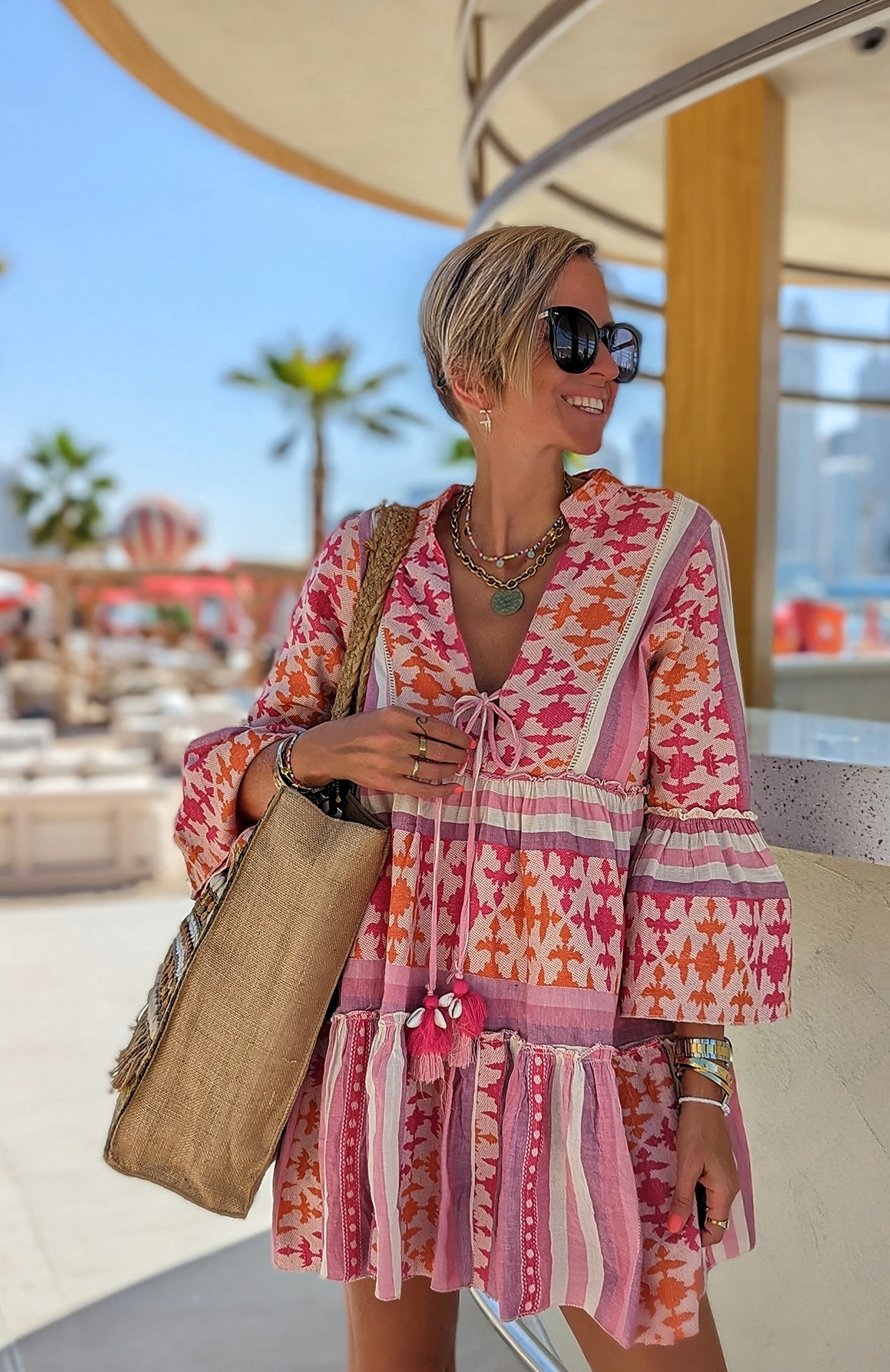 Summer Shopping Bag  – TIMBER BUTTON