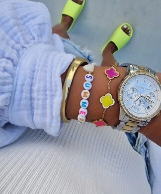 Perlenarmband – SUMMER HEART – versch. Farben