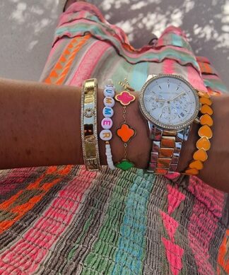 Armband RAINBOW LEAF – gold