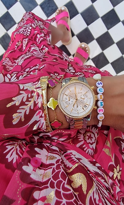 Perlenarmband – SUMMER HEART – versch. Farben