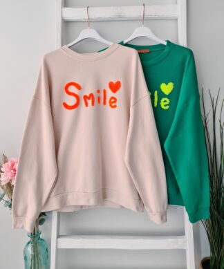 Sweater – SMILE PRETTY – versch. Farben