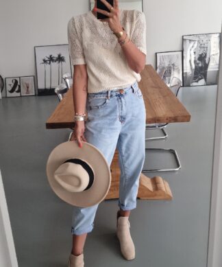 Boyfriend Jeans  – ultra light blue