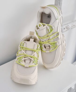 Sneaker COLOURFUL ACCENTS – green SALE