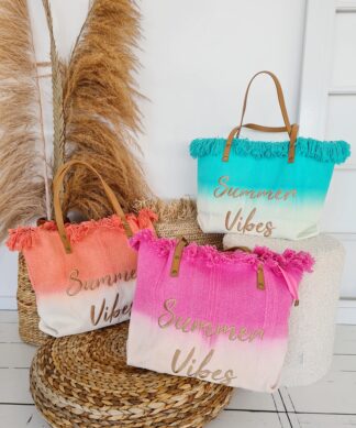 Strandtasche SUMMER VIBES – versch. Farben