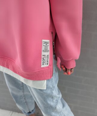 Sweater ZIP N STYLE – pink