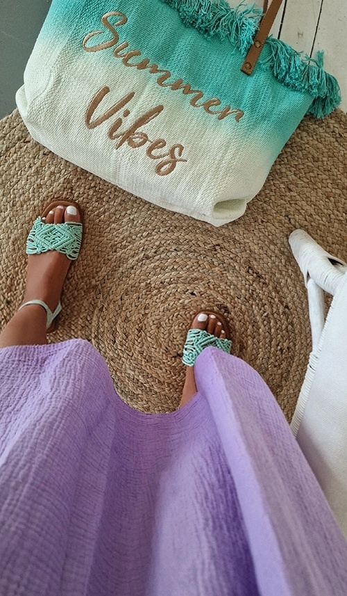 Strandtasche SUMMER VIBES – versch. Farben