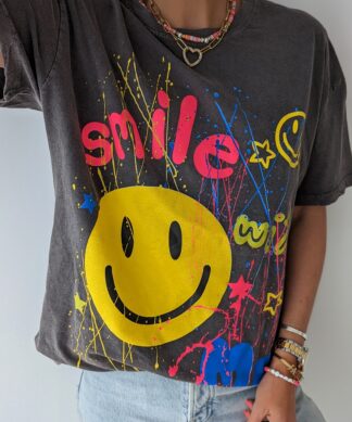 T-Shirt – SMILE WITH ME – versch. Farben