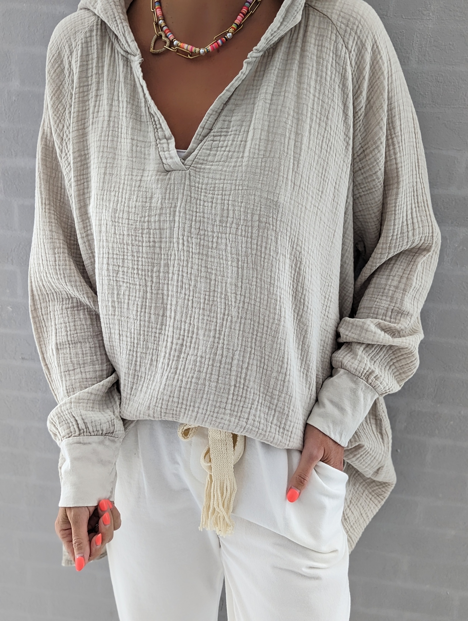 Musselin Hoodie – Told You So  – versch. Farben