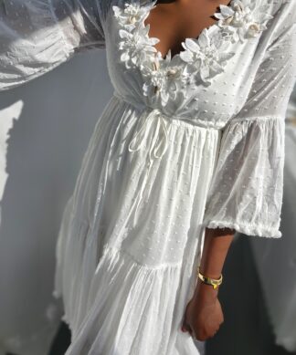 süsses Kleid – OCEAN FLOWER – weiss