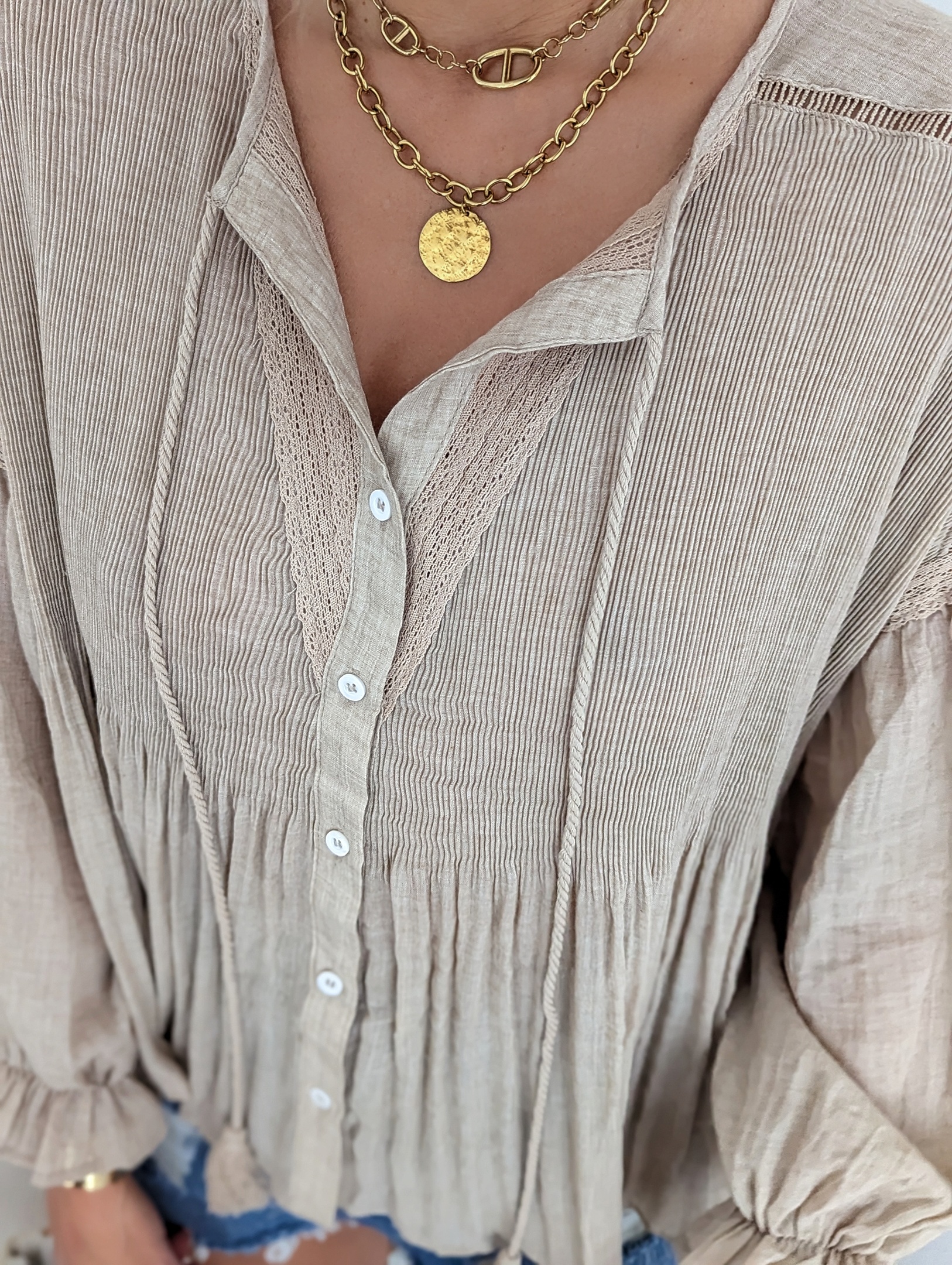 Bluse – Western Style – versch. Farben