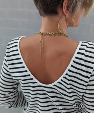 Longsleeve – Casual Stripes – versch. Farben