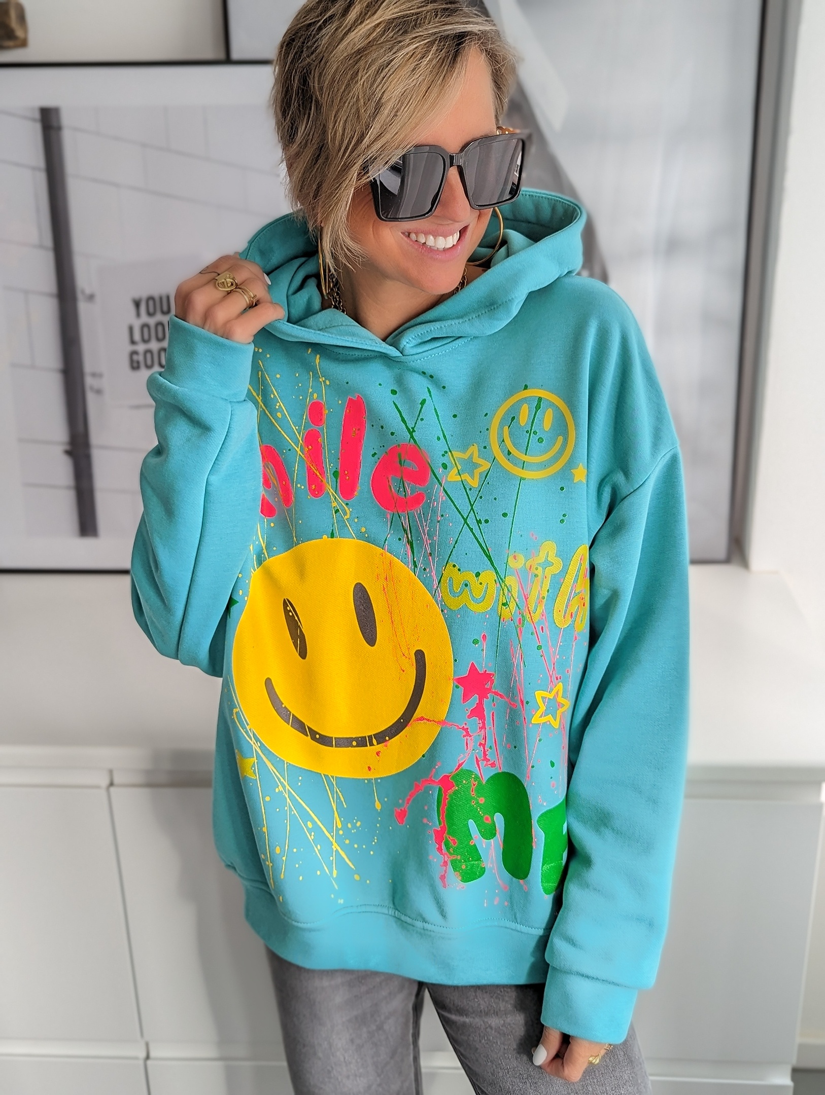 HOODIE – SMILING TOGETHER – versch. Farben
