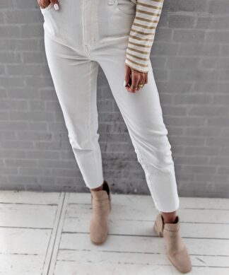 SLIM-Mom-Jeans – CELINA – white