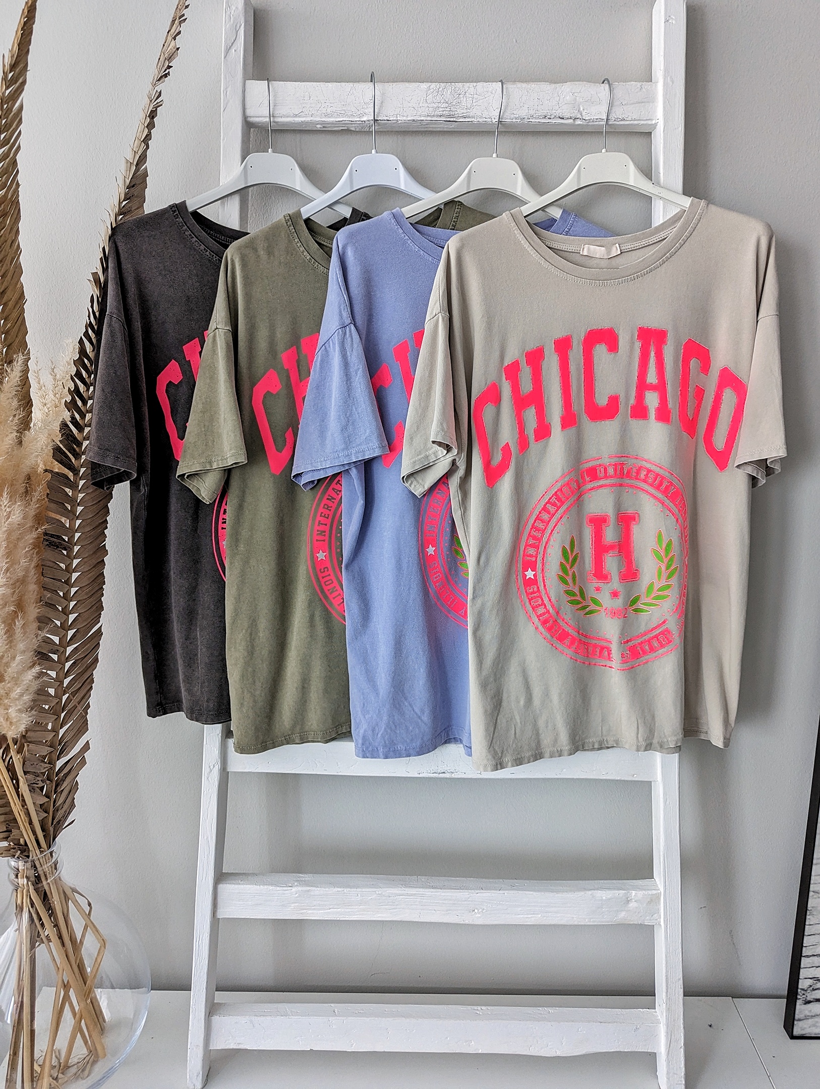 T-Shirt – CHICAGO SUMMER- versch. Farben