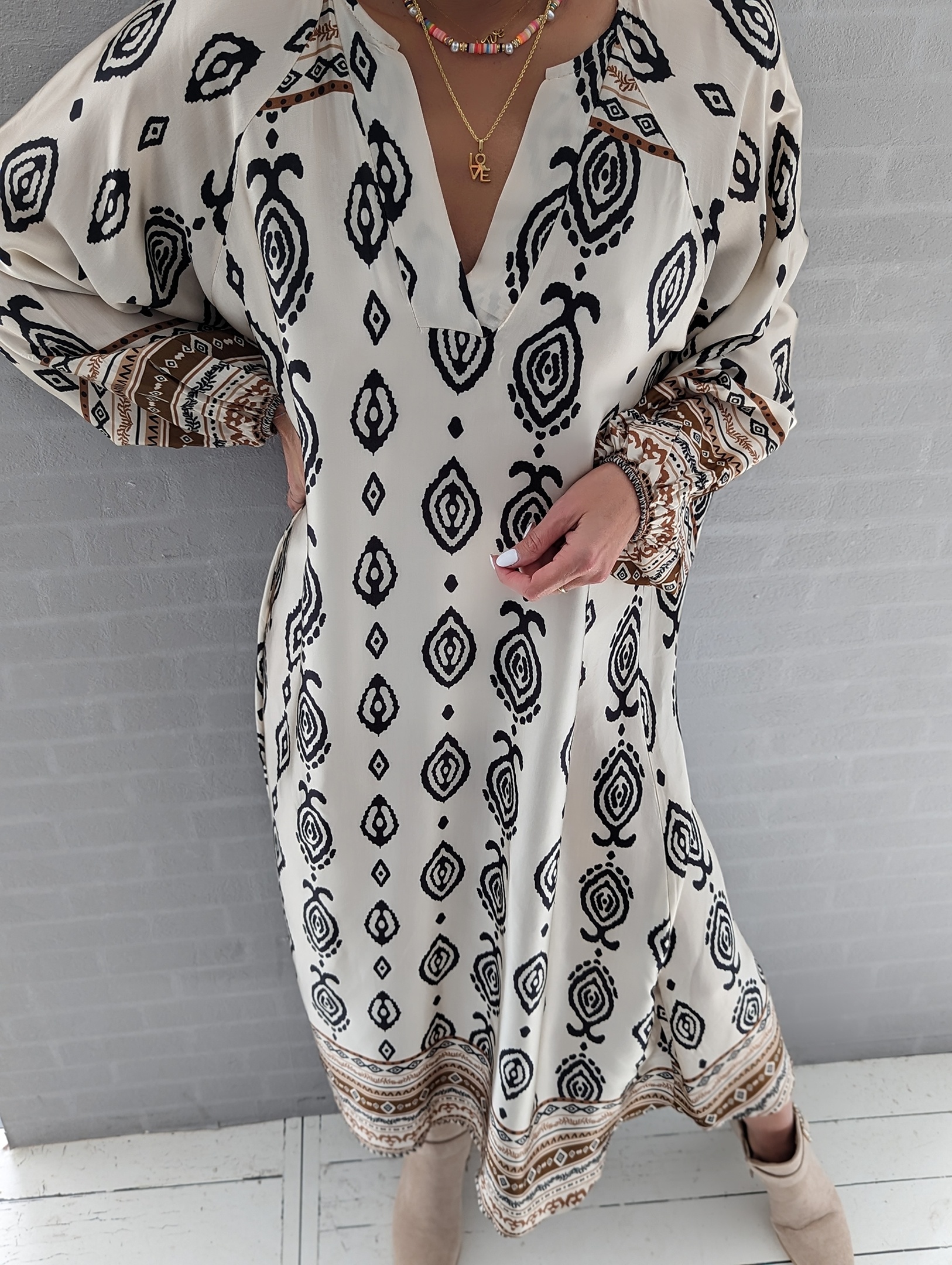 langes seidiges Kleid SANTIAGO – versch. Farben