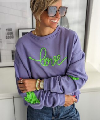 Sweater – TRUE LOVE – versch. Farben