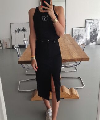 Midi JEANS-ROCK & ROLL – black