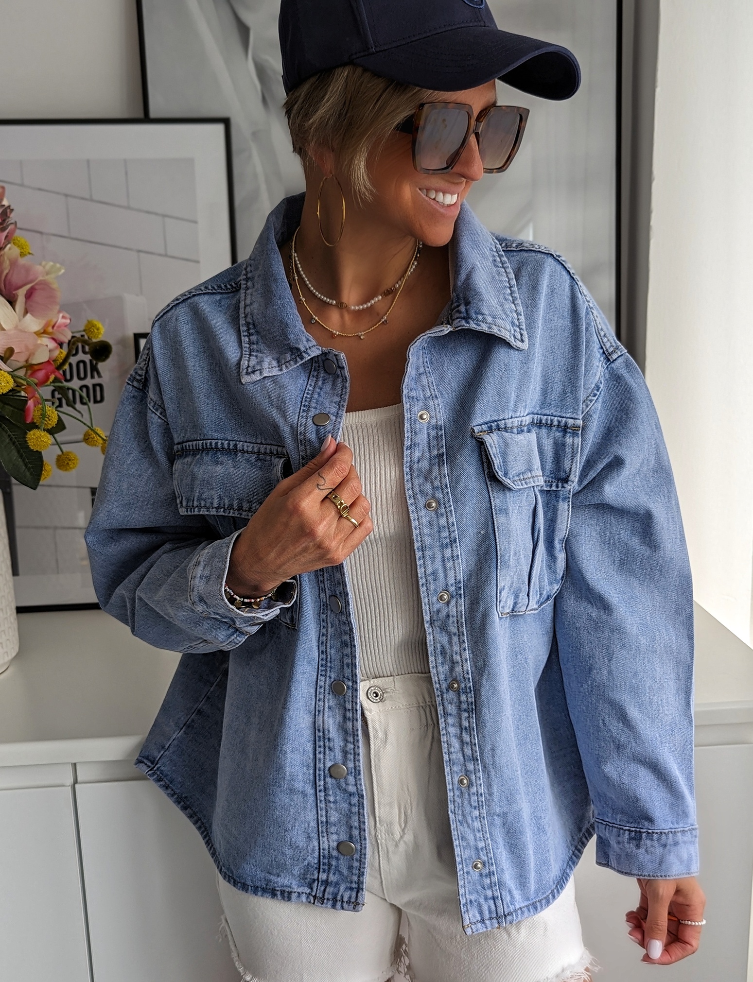 Jeansjacke – MOVING MOUNTAINS – light blue