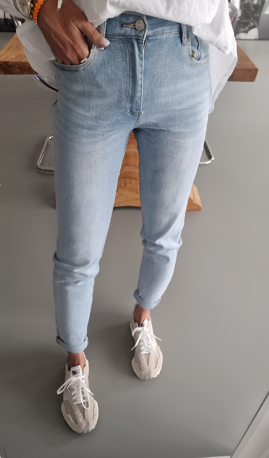 SLIM-Mom-Jeans – CLAIRE – light blue