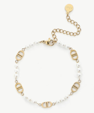 ARMBAND PEARL DEVOTION – gold