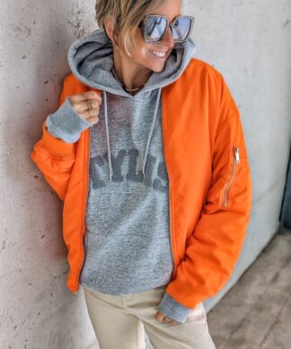Oversize Bomberjacke – KOKO – orange