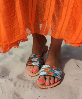 Pantolette DE COLORES – orange