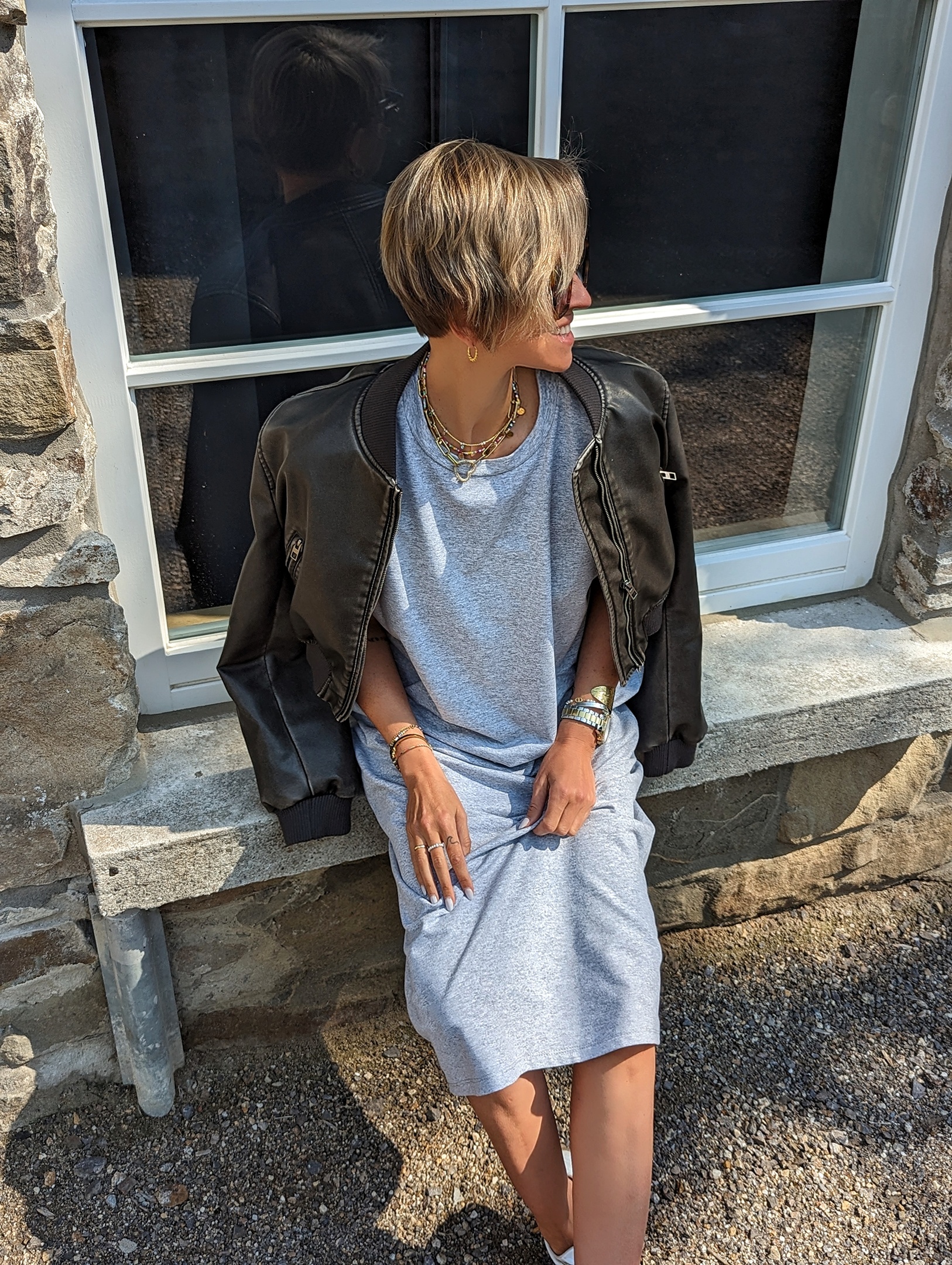 langes Shirt Kleid UNITY – versch. Farben