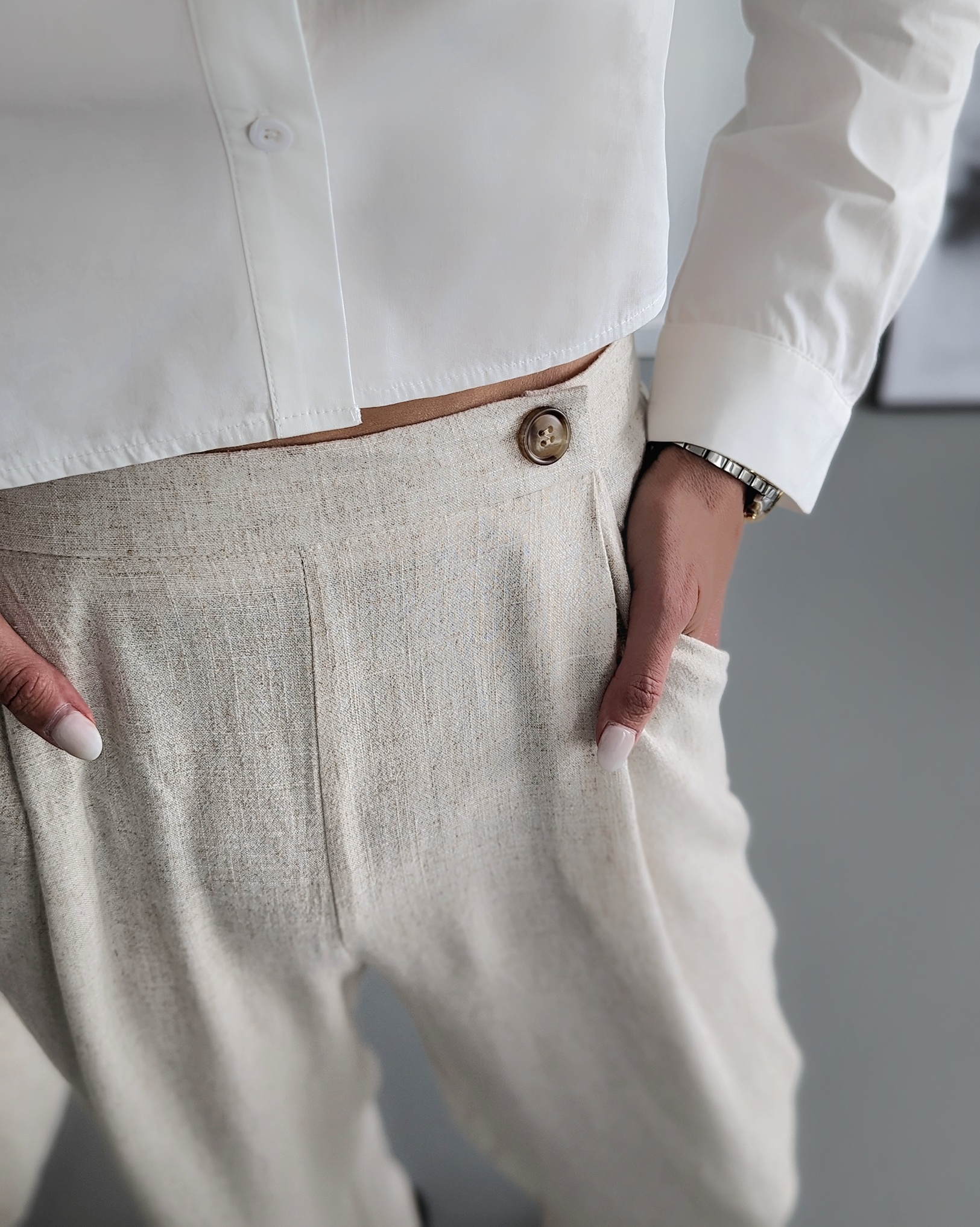 lange Leinenhose SIMPLICITY